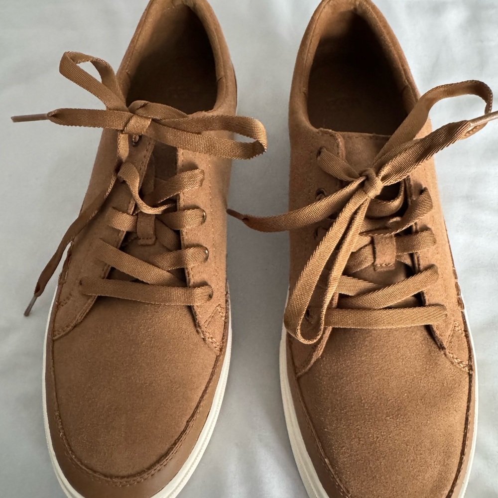 UGG Women's Brown Suede Sneakers